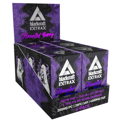 BlackCraft Extrax HXY THCM THCP Live Resin Gummies | 4000mg | 10pc Dipslay - Smoke N’ Poke