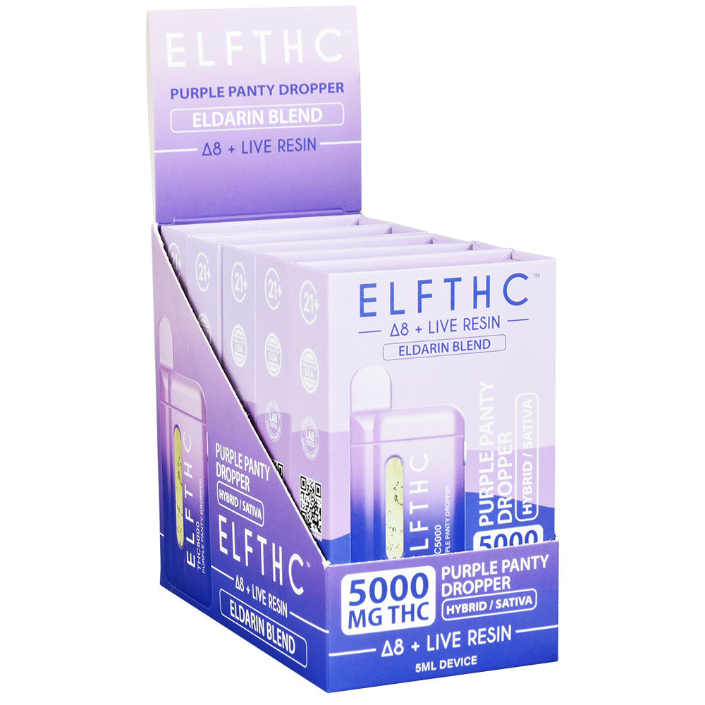 ELFTHC Eldarin Blend D8 + Live Resin Disposable | 5mL | 5pc Display - Smoke N’ Poke