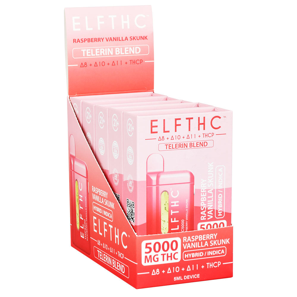 ELFTHC Telerin Mezcla D8 + D10 + D11 + THCP Desechable | 5 ml | Pantalla de 5 piezas