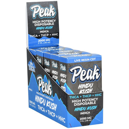 Peak High Potency THCA + THCP + HHC Disposable Vape | 2ml | 5pc Display