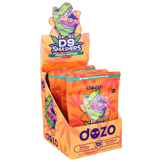 Dozo D9 Smashers Gummies | 10000mg | 20pc | 5pc Display - Smoke N’ Poke