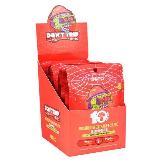 Dozo D9 Don't Trip Gummies | 7100mg | 10pc | 10pc Display - Smoke N’ Poke