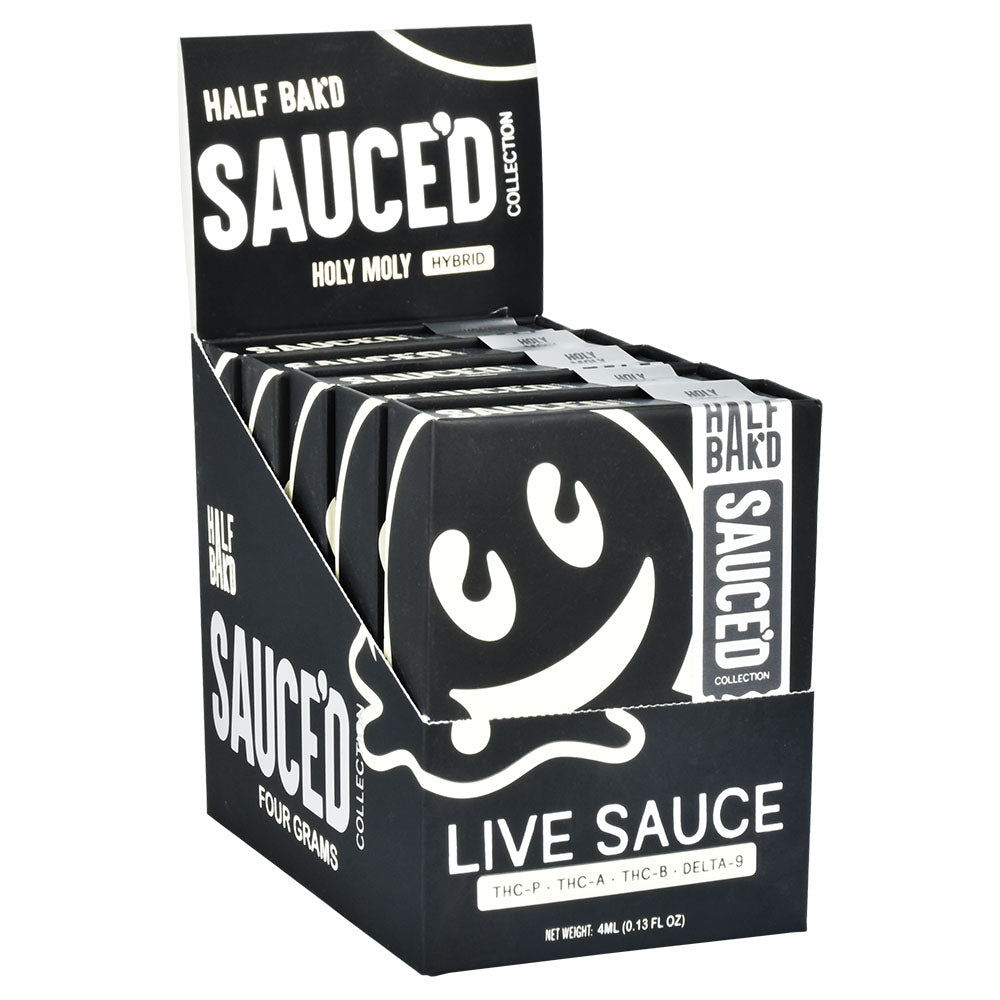 Half Baked x Sauce'd THCA Disposable Vape | 4g | 5pc Display - Smoke N’ Poke