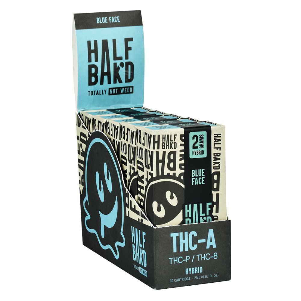 Half Baked THCA Vape Cartridge | 2g | 5pc Display - Smoke N’ Poke