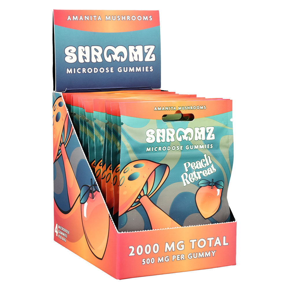 Shroomz Amanita Muscaria Psychedelic Gummy | 2000mg | 4pc | 12pc Display