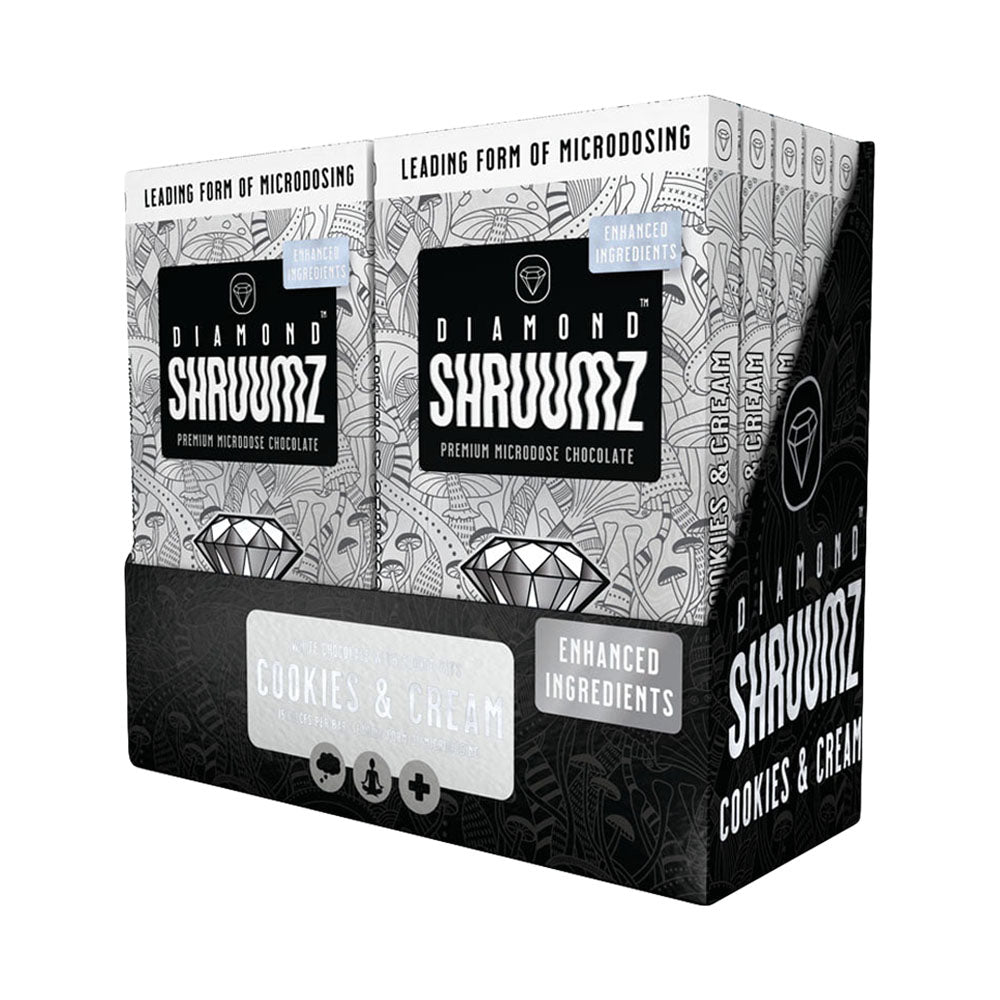 Diamond Shruumz Mushroom Chocolate Bars | 15pk | 10pc Display