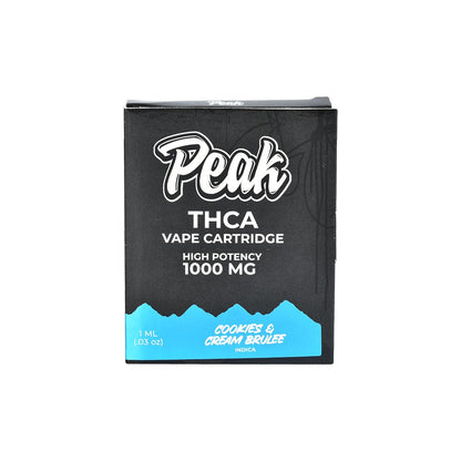 Cartucho de vaporizador Peak THCA | 1 ml | Pantalla de 5ct