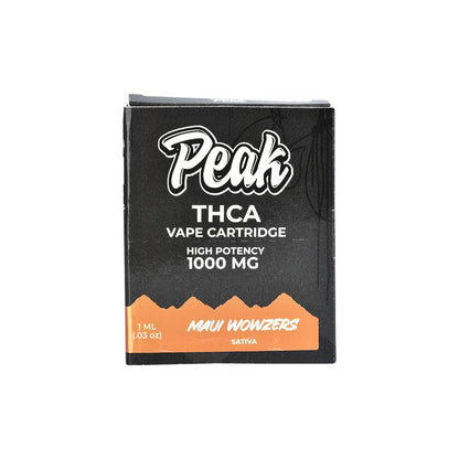 Cartucho de vaporizador Peak THCA | 1 ml | Pantalla de 5ct