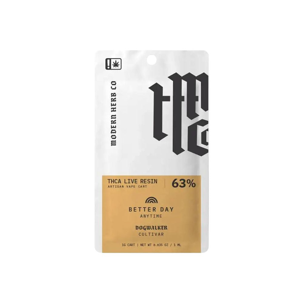 Modern Herb Co Live Resin Uncut THCA Cartridge | 1g