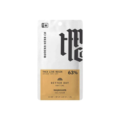 Modern Herb Co Live Resin Uncut THCA Cartridge | 1g