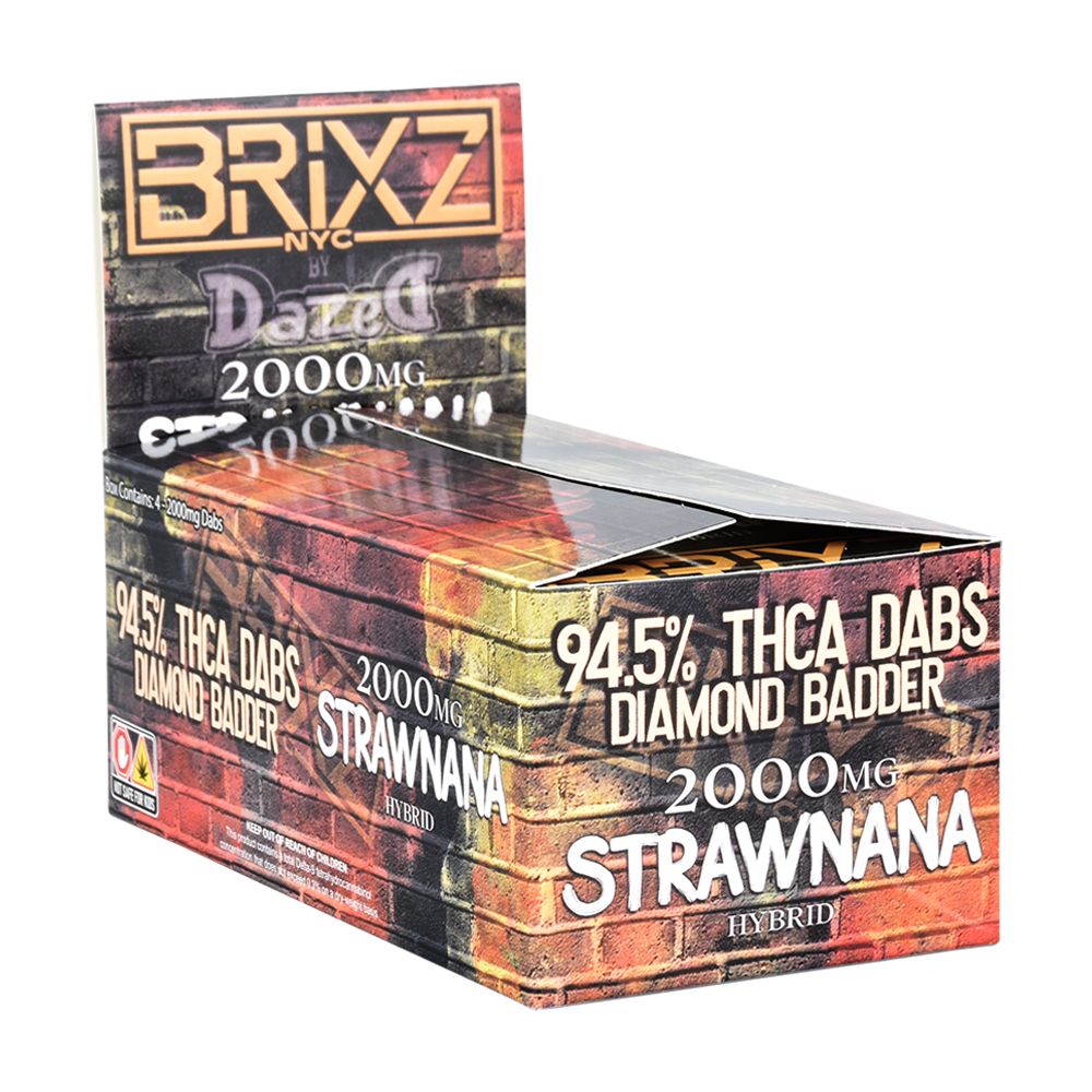 Dazed Brixz NYC THCA Diamond Badder | 2000mg | 4ct Display