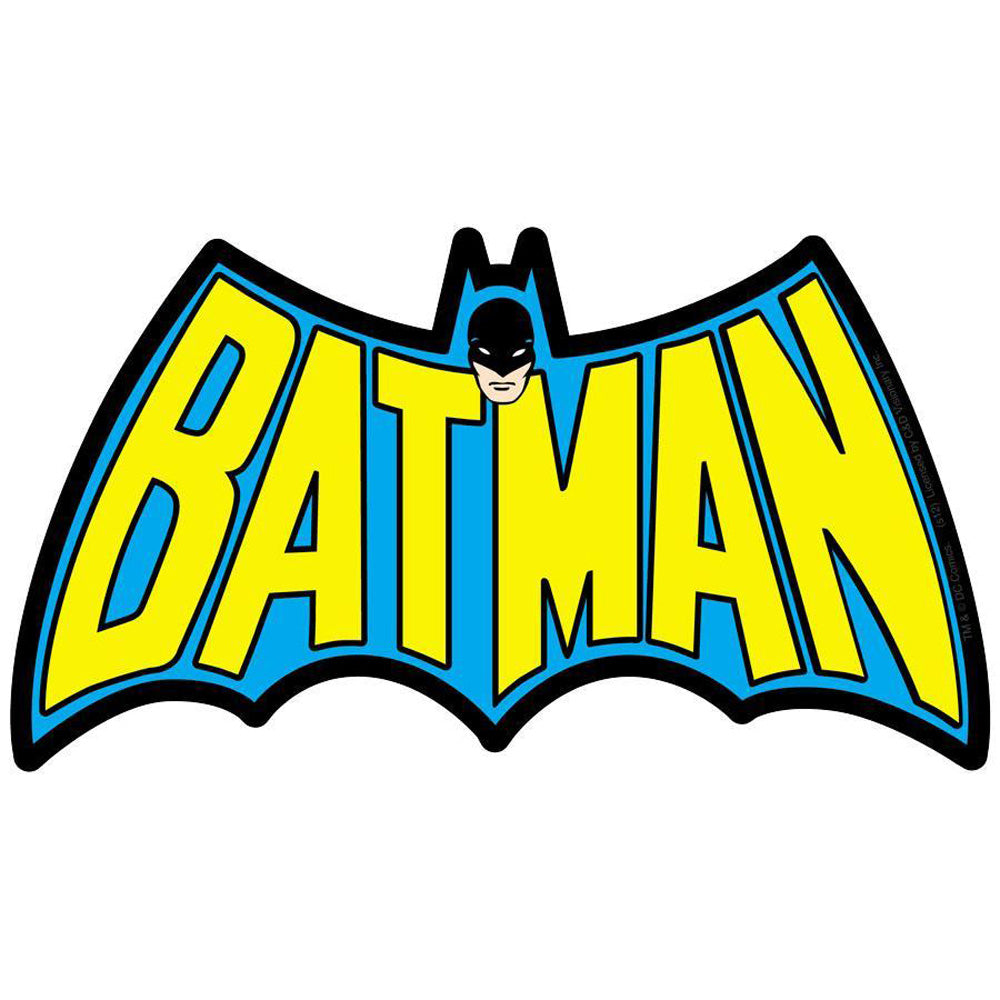 Batman Retro Logo Die-cut Sticker - Smoke N’ Poke