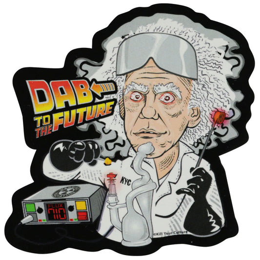 Dab to the Future Sticker - Smoke N’ Poke