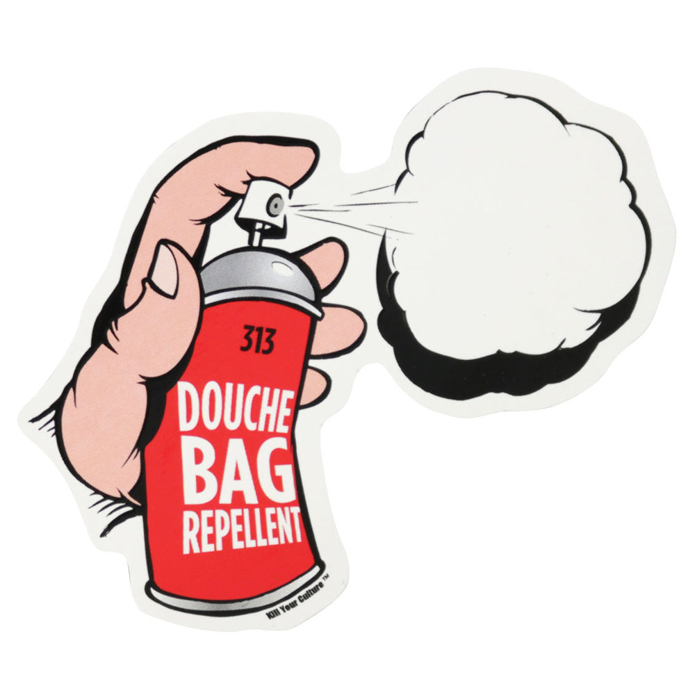 Douche Bag Repellent Sticker - Smoke N’ Poke