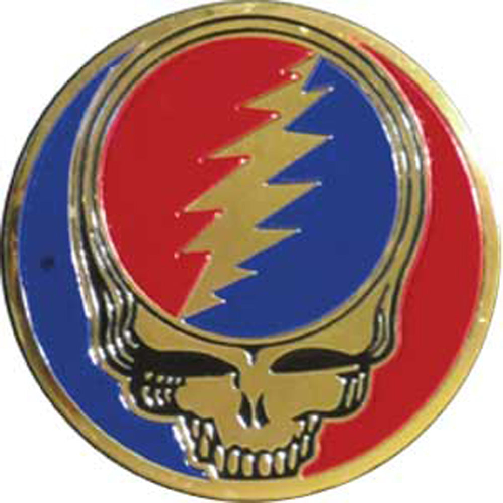 Grateful Dead Steal Your Face Metallic Sticker - Smoke N’ Poke