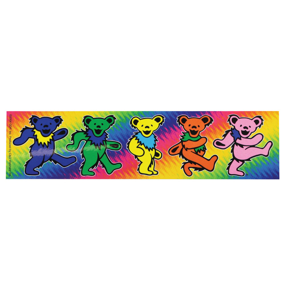 Grateful Dead Dancing Bear Bumper Sticker - Smoke N’ Poke