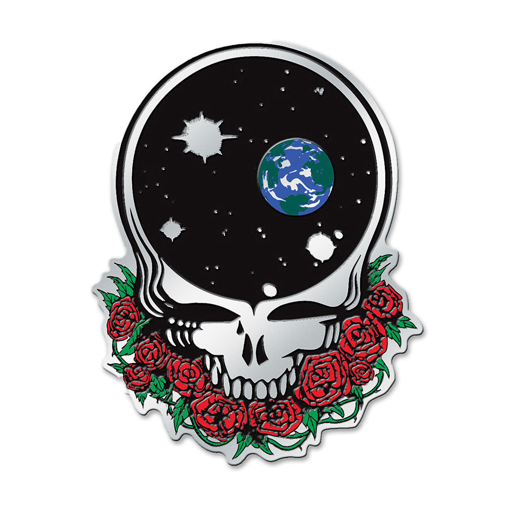 Grateful Dead Space Your Face Metal Sticker - 2.75 "x 3.5" - Smoke N’ Poke