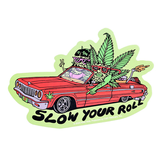 Killer Acid Die Cut Vinyl Sticker - Slow Your Roll / 5.5" x 4.25" - Smoke N’ Poke