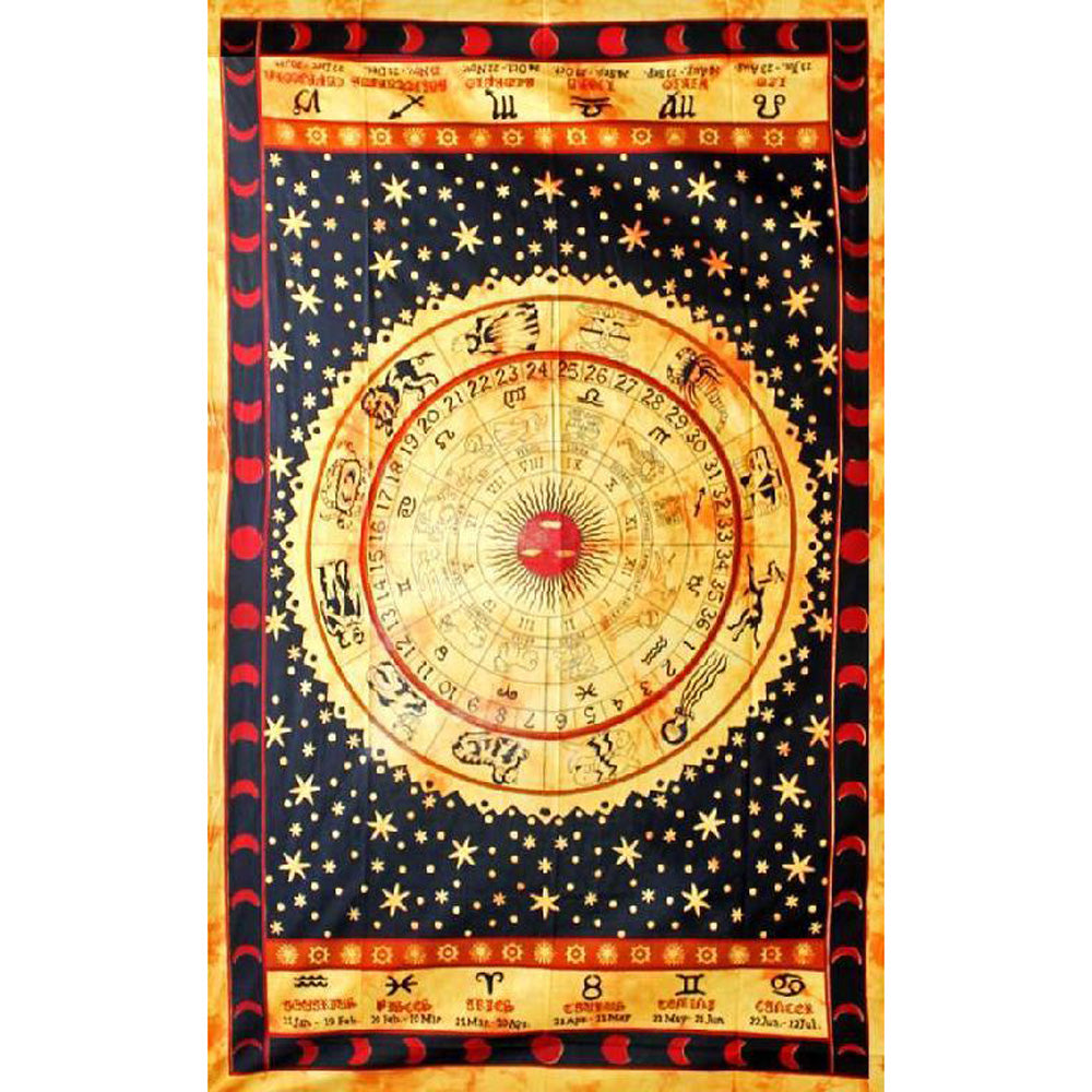 Zodiac Ring Tapestry - Smoke N’ Poke