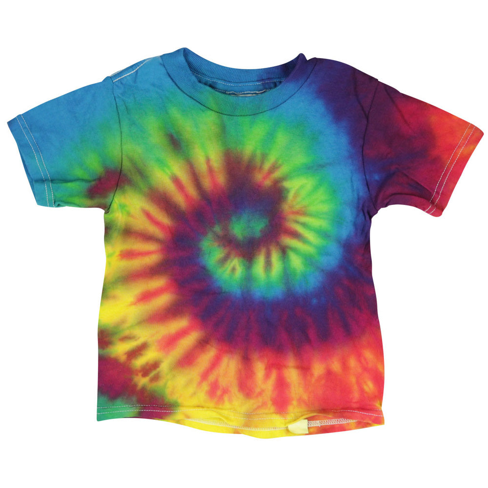 Reactive Rainbow Tie-Dye Toddler T-Shirt - Smoke N’ Poke