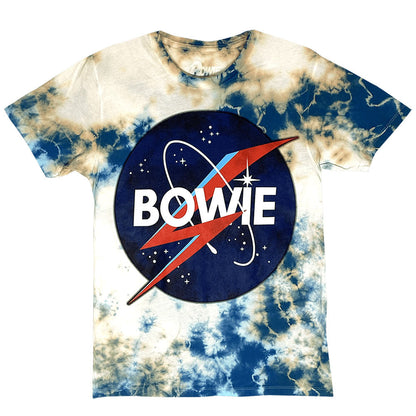 David Bowie Space Logo Tie-Dye T-Shirt - Smoke N’ Poke