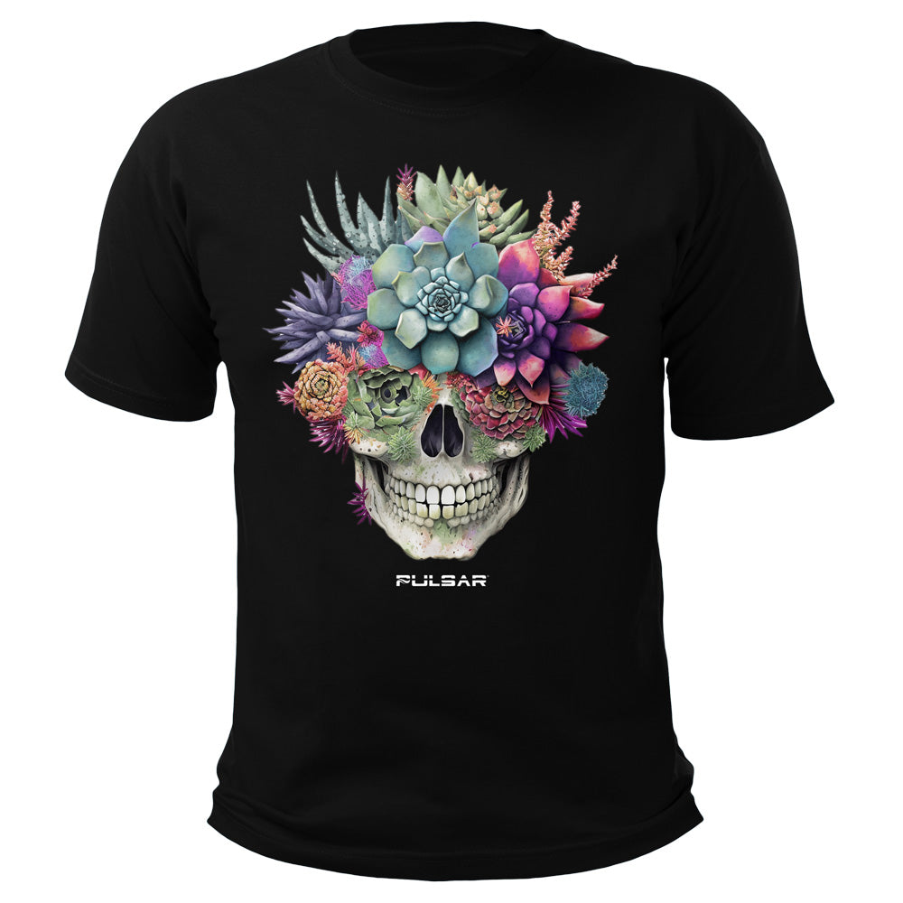 Pulsar Cotton T-Shirt | Succulent Smile - Smoke N’ Poke