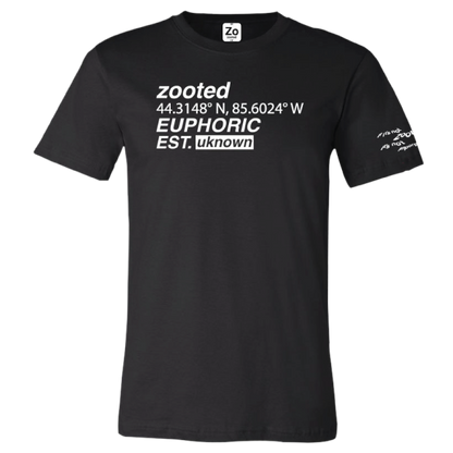 Camisa unisex negra eufórica zooted