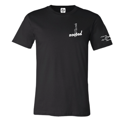 Camisa unisex negra Zooted Guy