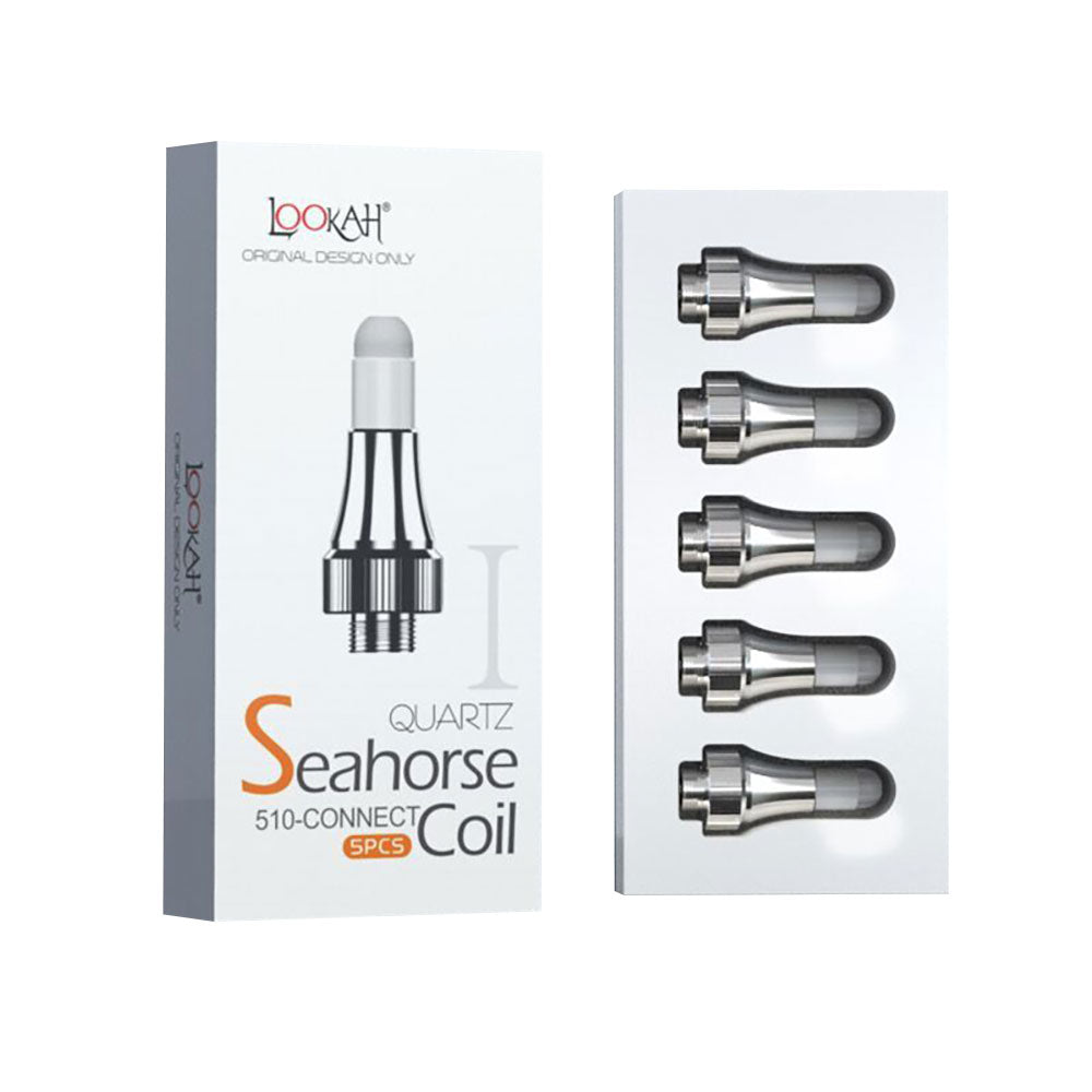 Lookah Seahorse PRO Quartz Coil | 5pc Set - Smoke N’ Poke