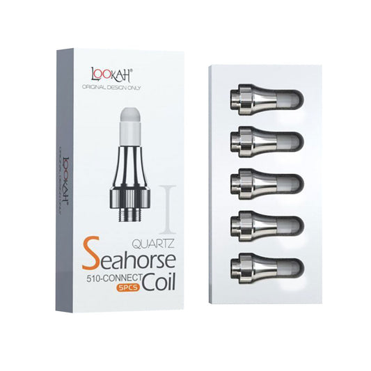 Lookah Seahorse PRO Quartz Coil | 5pc Set - Smoke N’ Poke