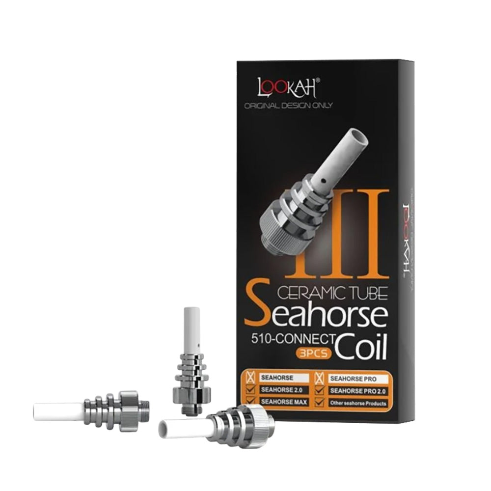 Lookah Seahorse Ceramic Tube 510 Thread Coil III - Smoke N’ Poke