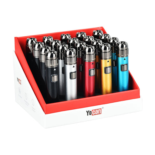 Yocan LUX 510 Battery | 400mAh | Assorted Colors | 20pc Display - Smoke N’ Poke