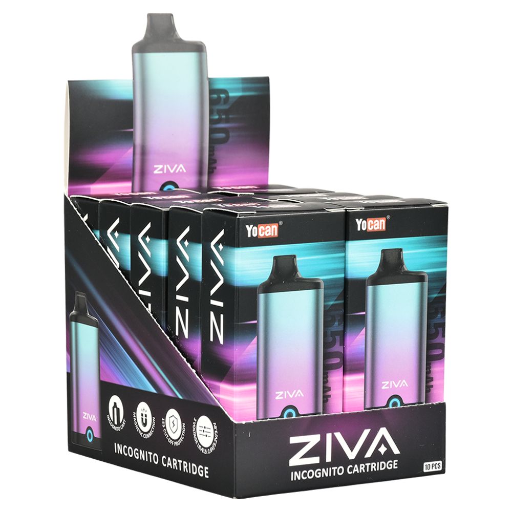 Batería Yocan Ziva VV Auto-Draw 510 | 650 mAh | Pantalla de 10 piezas