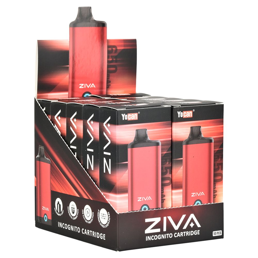 Batería Yocan Ziva VV Auto-Draw 510 | 650 mAh | Pantalla de 10 piezas