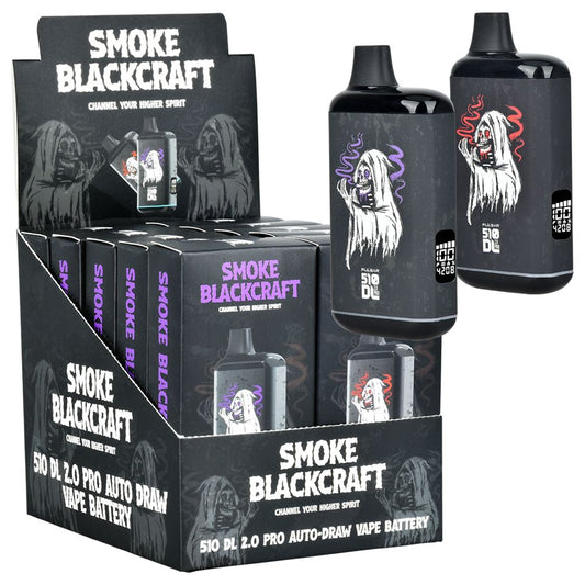 10CT DISP - Smoke BlackCraft x Pulsar 510 DL 2.0 PRO VV Vape Bar - 1000mAh / Assorted Colors