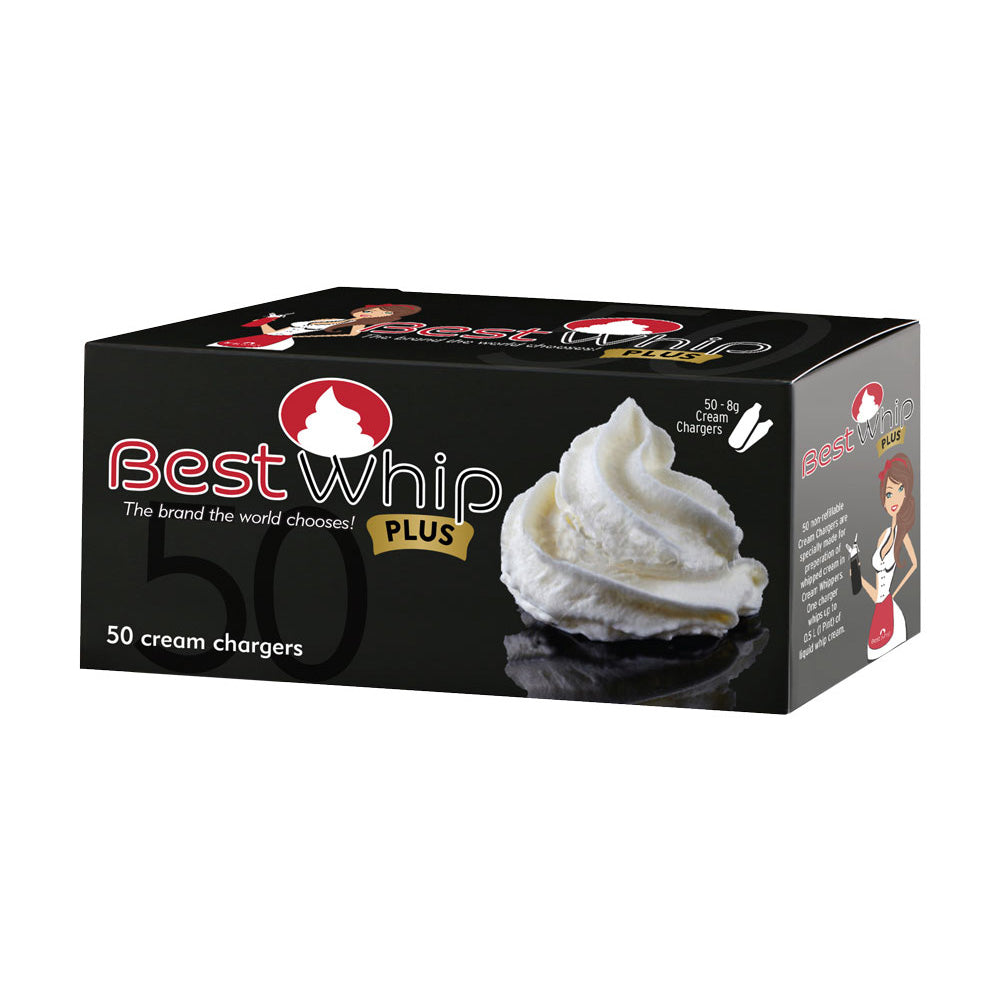 Best Whip Plus Cream Chargers | 50pc Box - Smoke N’ Poke