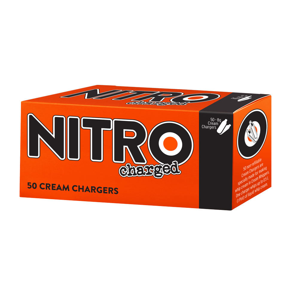 NitroX Charged Cream Chargers | 50pc Box - Smoke N’ Poke