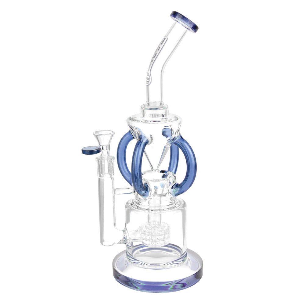 Pulsar Gravity Recycler Water Pipe - 13"/14mm F/Colors Vary - Smoke N’ Poke