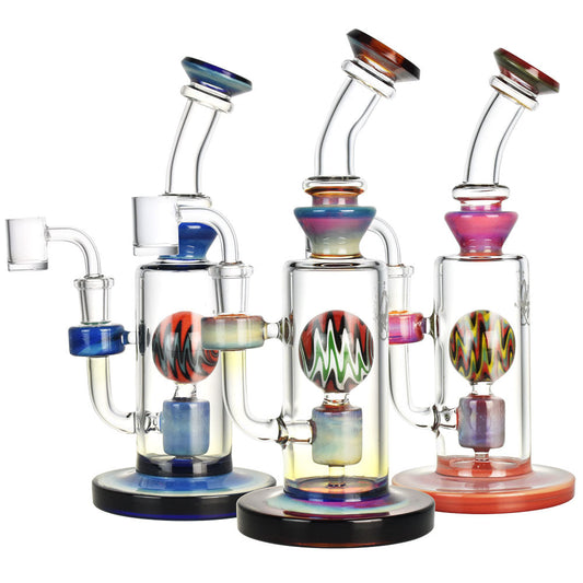 Pulsar Jupiter Atmosphere Dab Rig - 9.5"/14mm F/Colors Vary - Smoke N’ Poke