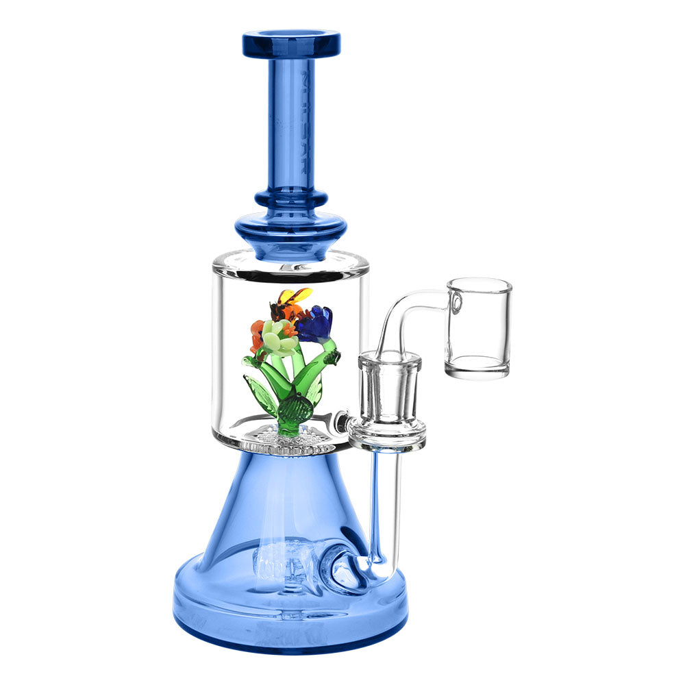 Pulsar Bee Flower Dab Rig - 9.75"/14mm F/Colors Vary - Smoke N’ Poke