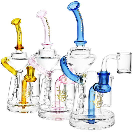 Pulsar All in One Station Dab Rig V3 - 9"/14mm F/Colors Vary - Smoke N’ Poke