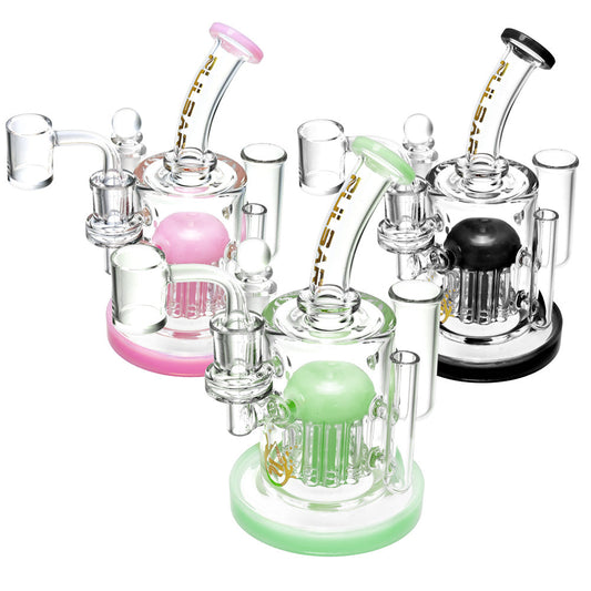 Pulsar All in One Station Dab Rig V4 - 7.5"/14mm F/Colors Vary - Smoke N’ Poke