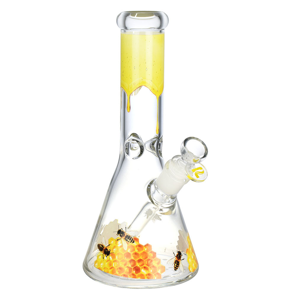 Pulsar Full Wrapped Beaker Water Pipe - 10.5"/14mm F/Sweet Nectar - Smoke N’ Poke