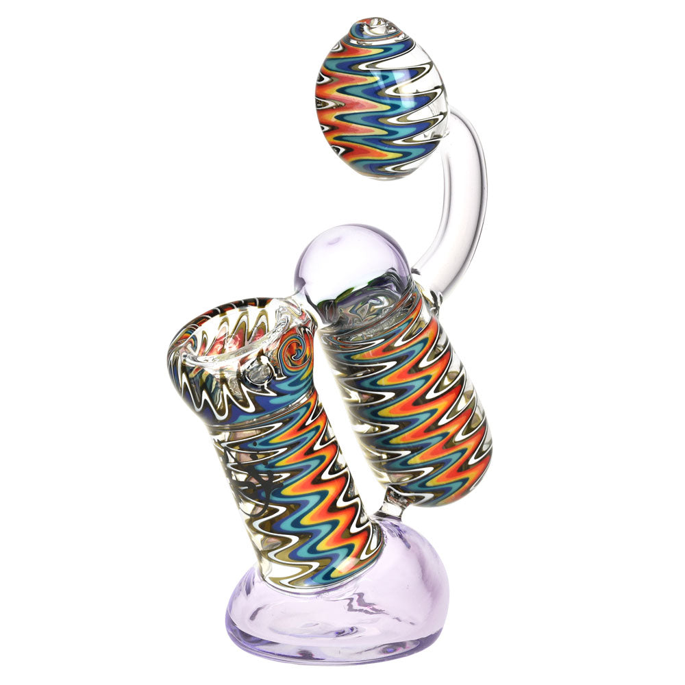 Pulsar Wig Wag Double Bubbler - 5.5" - Smoke N’ Poke