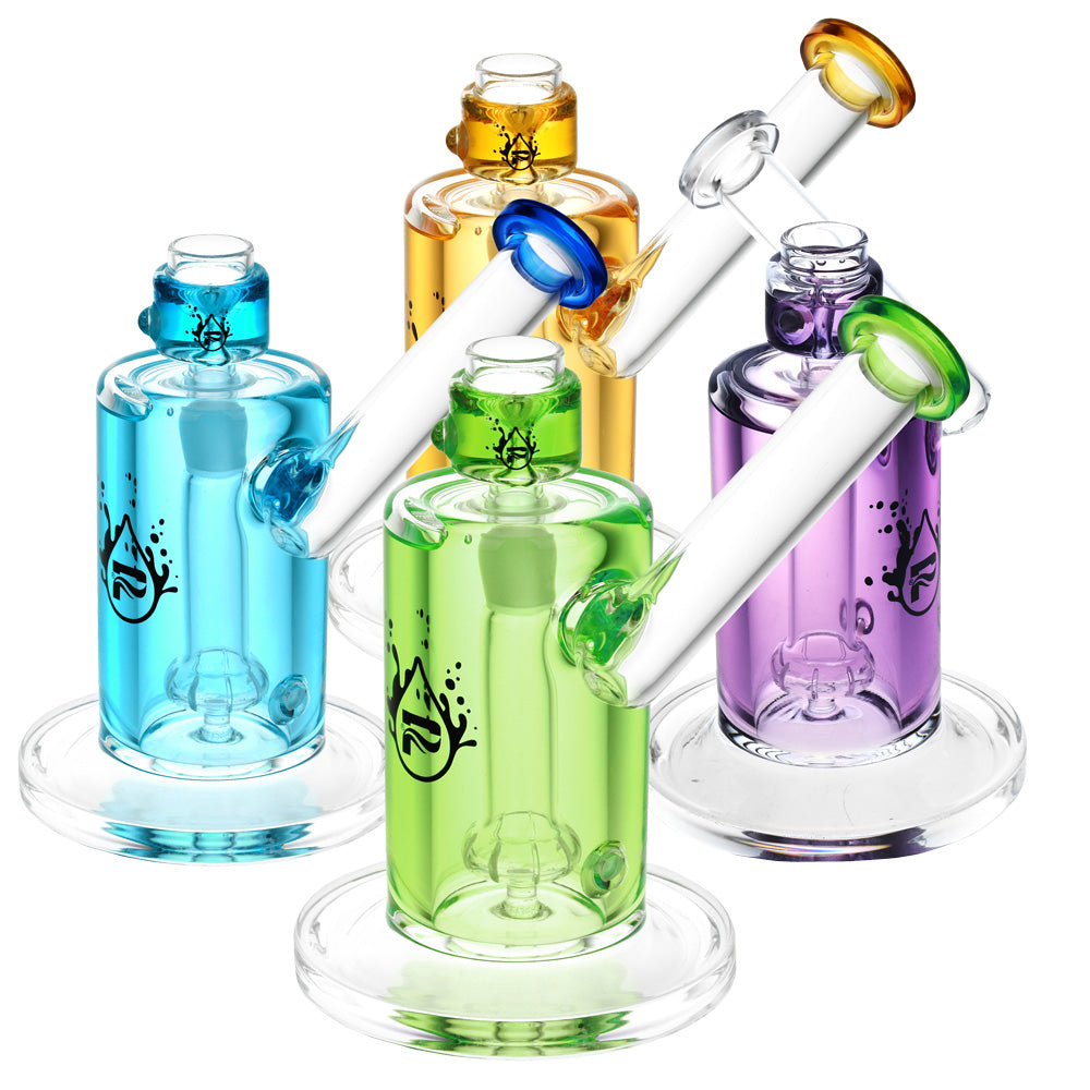 Pulsar Glacial Glycerin Sidecar Bubbler -6"/14mm F/Clrs Vary - Smoke N’ Poke