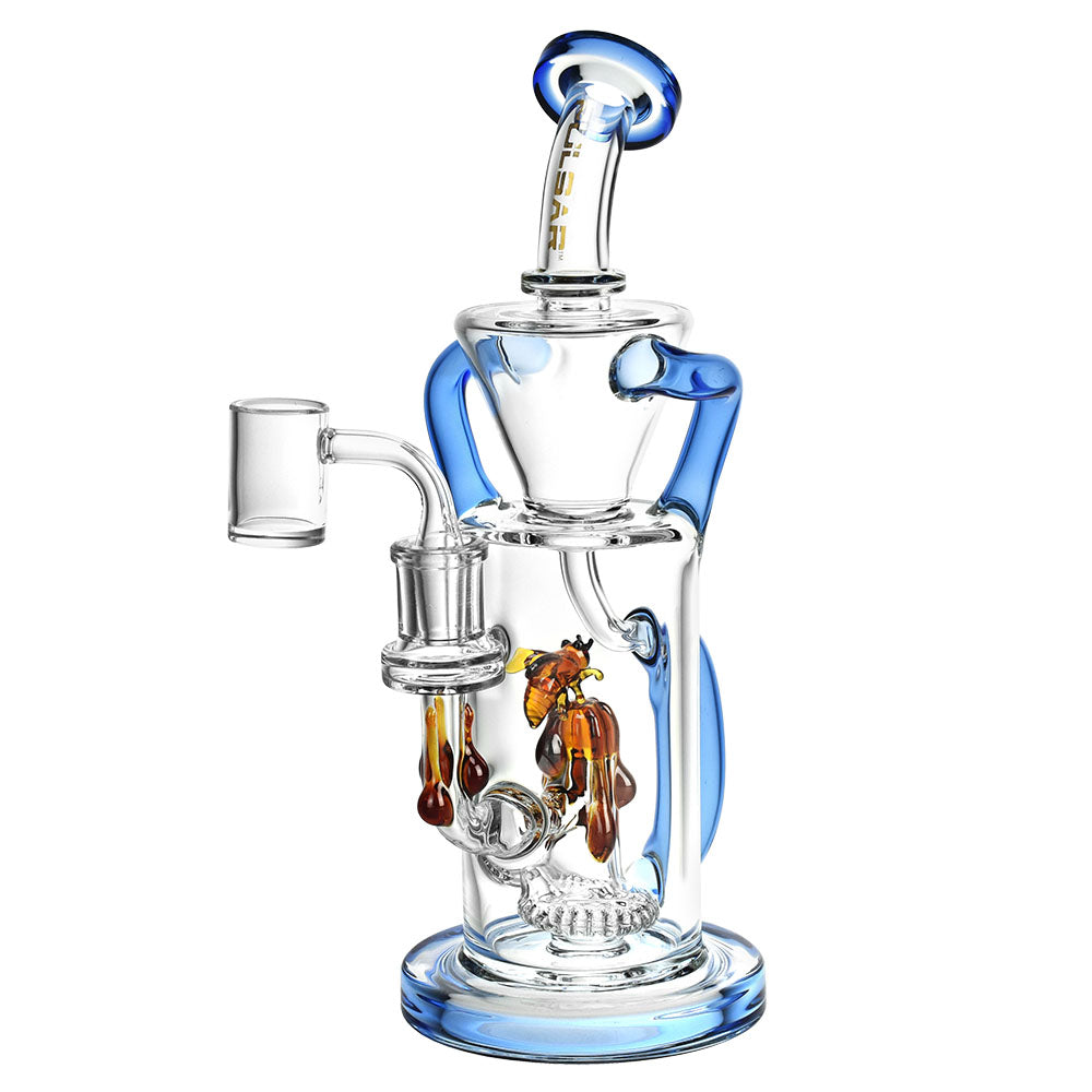 Pulsar Honey Sweetness Recycler Dab Rig -10"/14mm F/Clrs Vry - Smoke N’ Poke