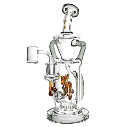 Pulsar Honey Sweetness Recycler Dab Rig -10"/14mm F/Clrs Vry - Smoke N’ Poke