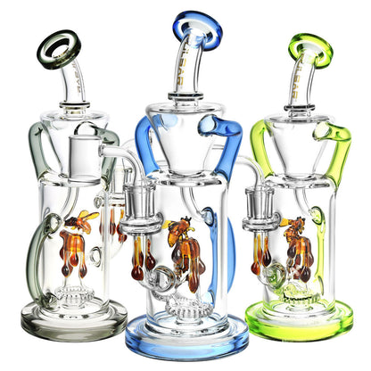 Pulsar Honey Sweetness Recycler Dab Rig -10"/14mm F/Clrs Vry - Smoke N’ Poke