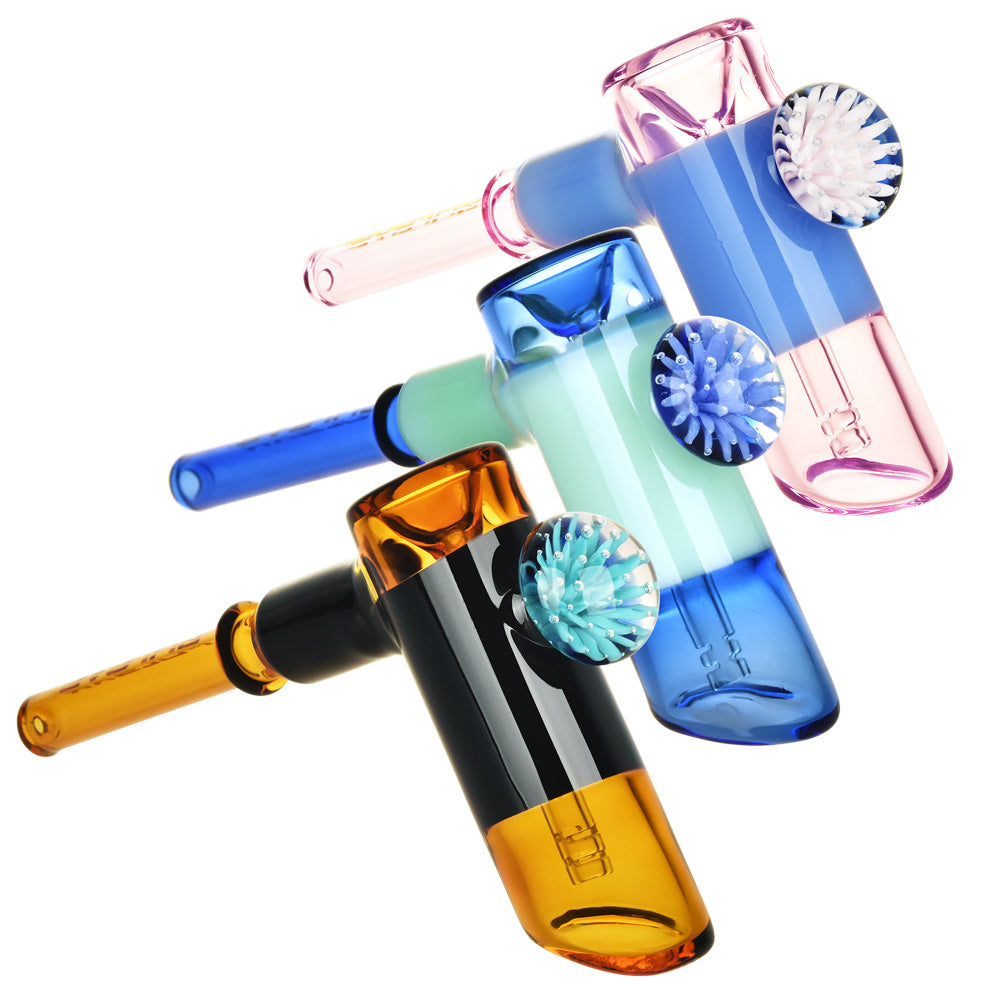 Pulsar Forever Flower Bubbler Pipe - 6.5"/Colors Vary - Smoke N’ Poke