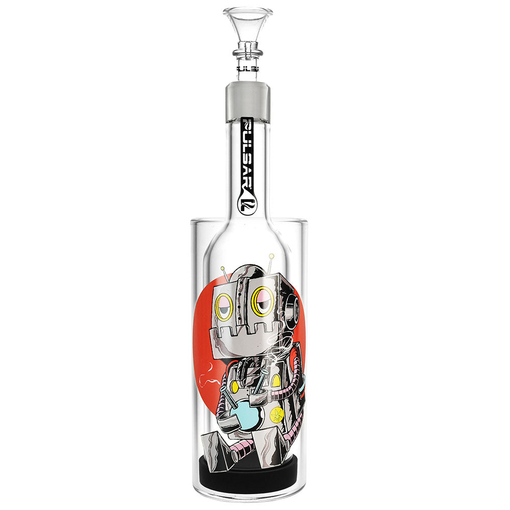 Pulsar Dope Bot Gravity Water Pipe - 11.5"/19mm F - Smoke N’ Poke